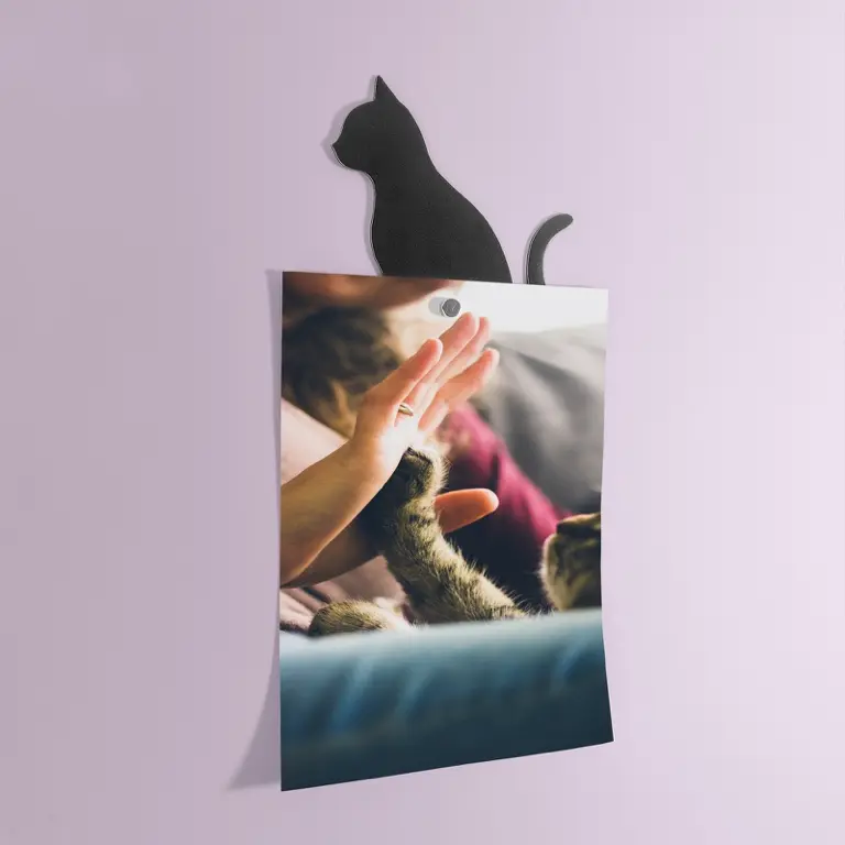 Trendform Zelfklevende magneetbordjes in kattenvorm