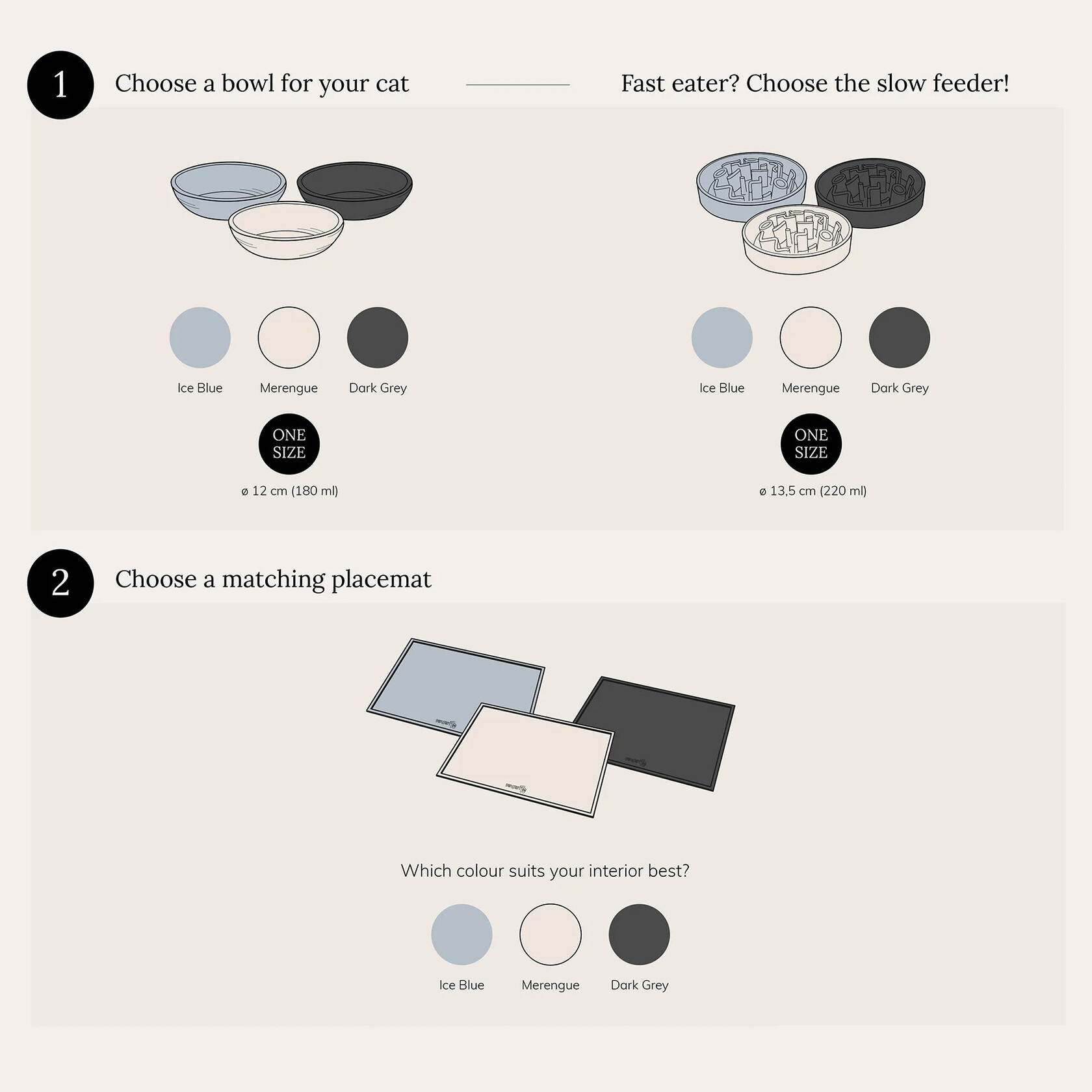 District 70 District 70 - Bamboo Kattendrinkbak Beige Ø14 cm