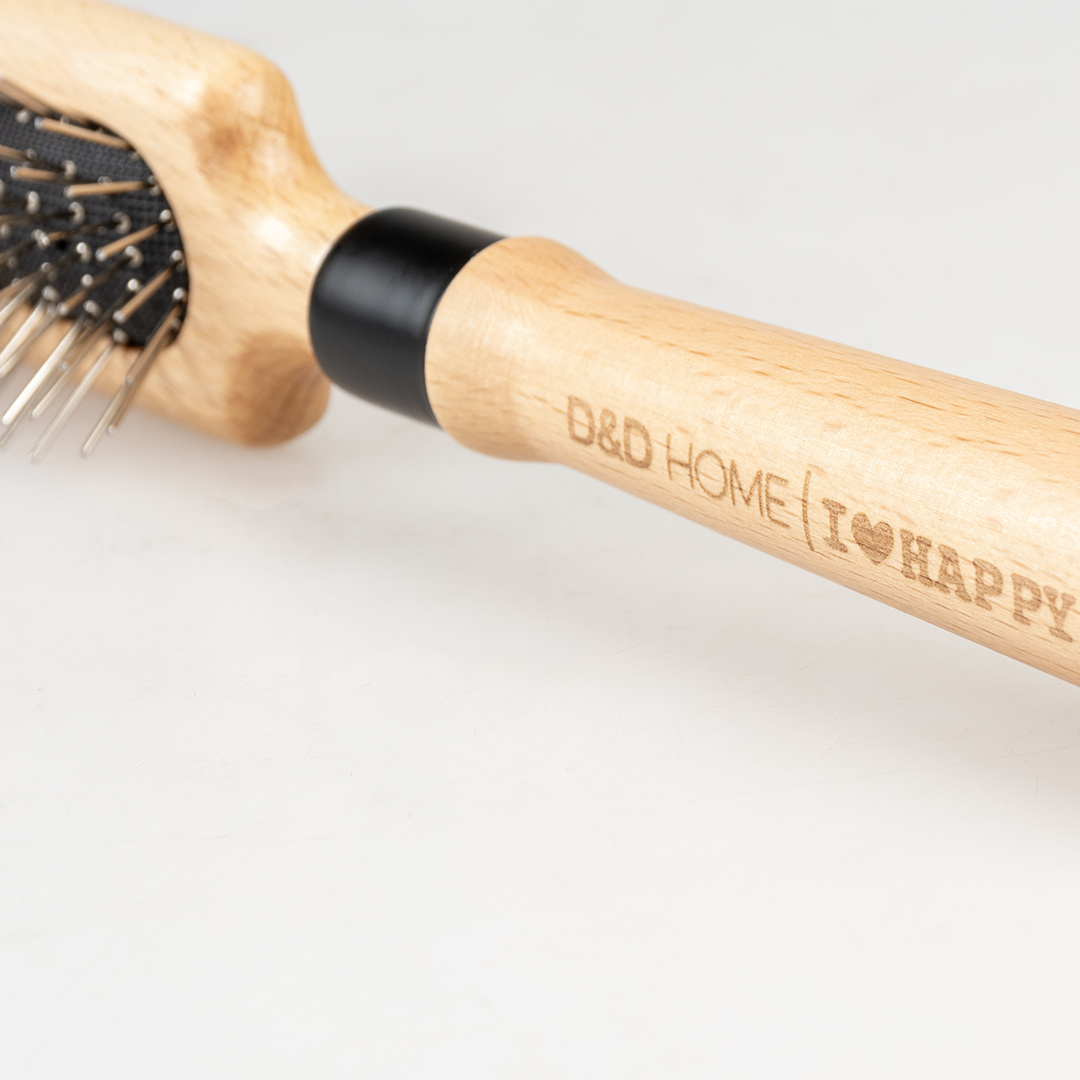 D&D home | I Love Happy Cats APRIL - Pinnenborstel Houtkleurig - I Love Happy Cats