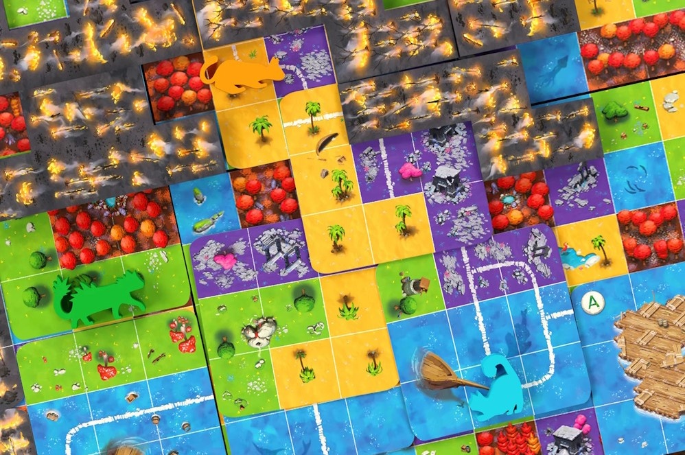 The Isle of Cats Race To The Raft - bordspel