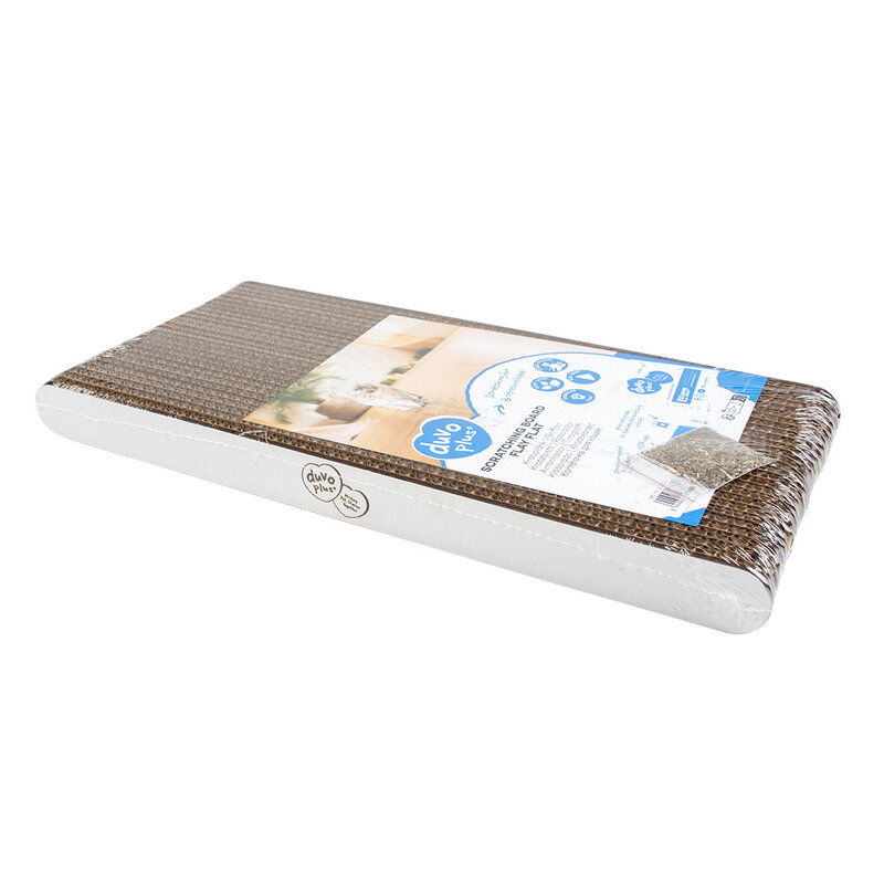 Duvoplus Kartonnen krabplank met catnip