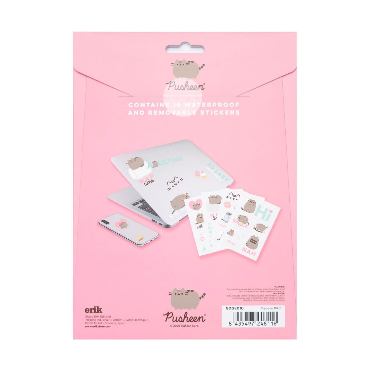 Pusheen Pusheen set met herbruikbare stickers