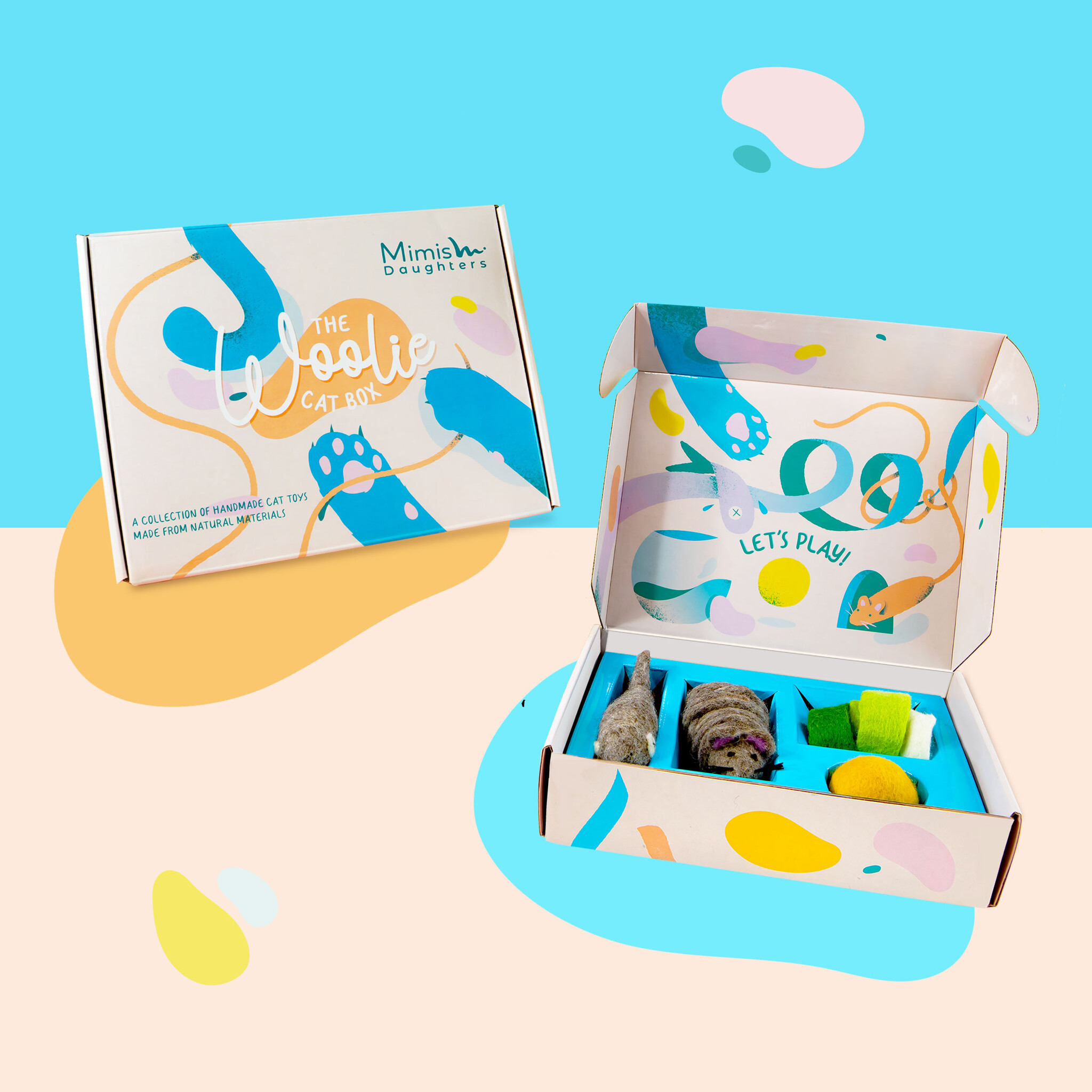 Mimis Daughters Mimis Daughters Giftbox Woolie Cat