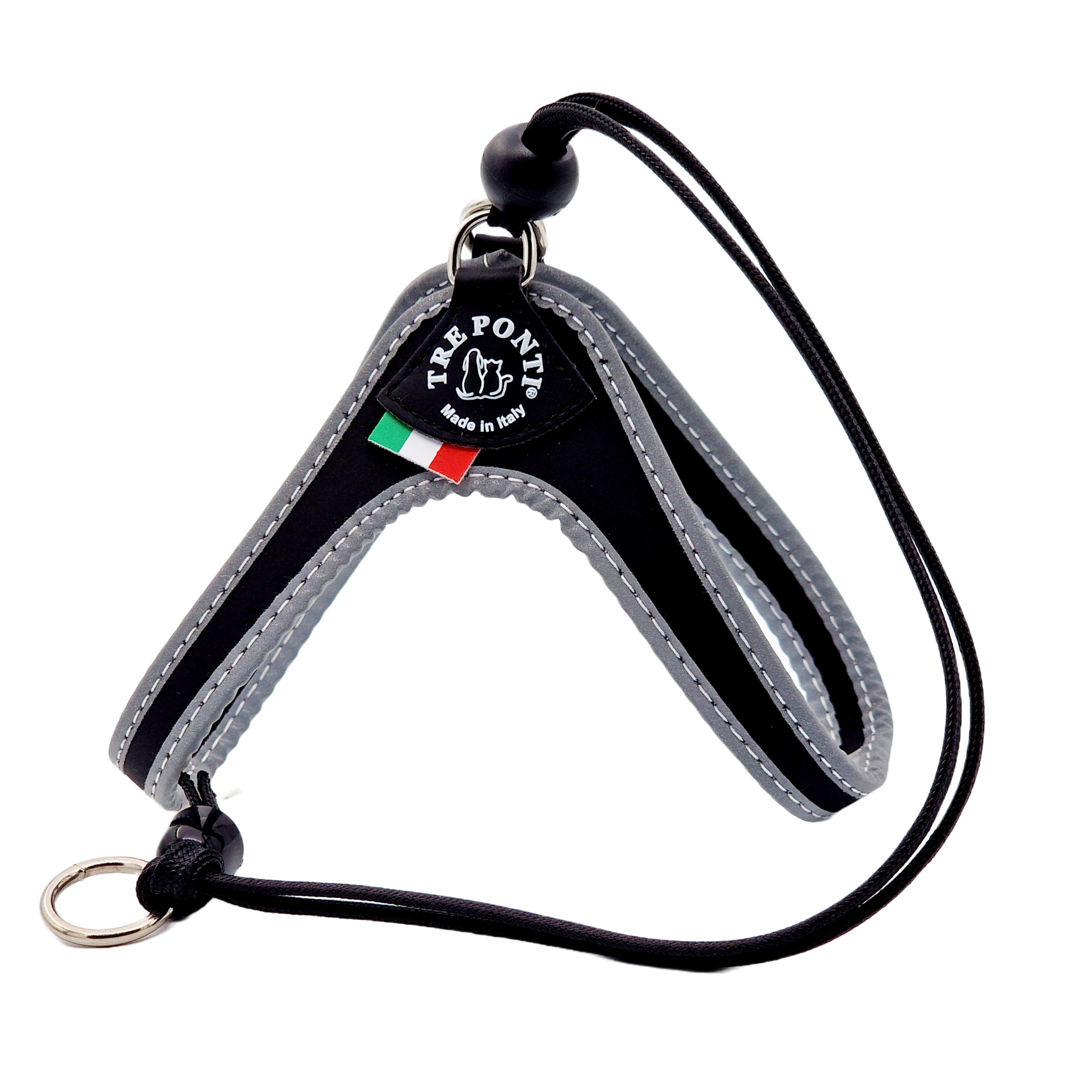 Tre Ponti Tre Ponti 'Liberta' kattentuig - zwart