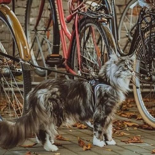 Tre Ponti Tre Ponti 'Liberta' kattentuig - zwart