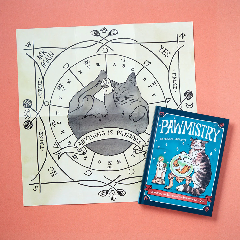 Chronicle Books Pawmistry:  Unlocking the Secrets of the Universe with Cats – Megan Lynn Kott