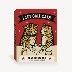 Chronicle Books Last Call Cats Playing Cards