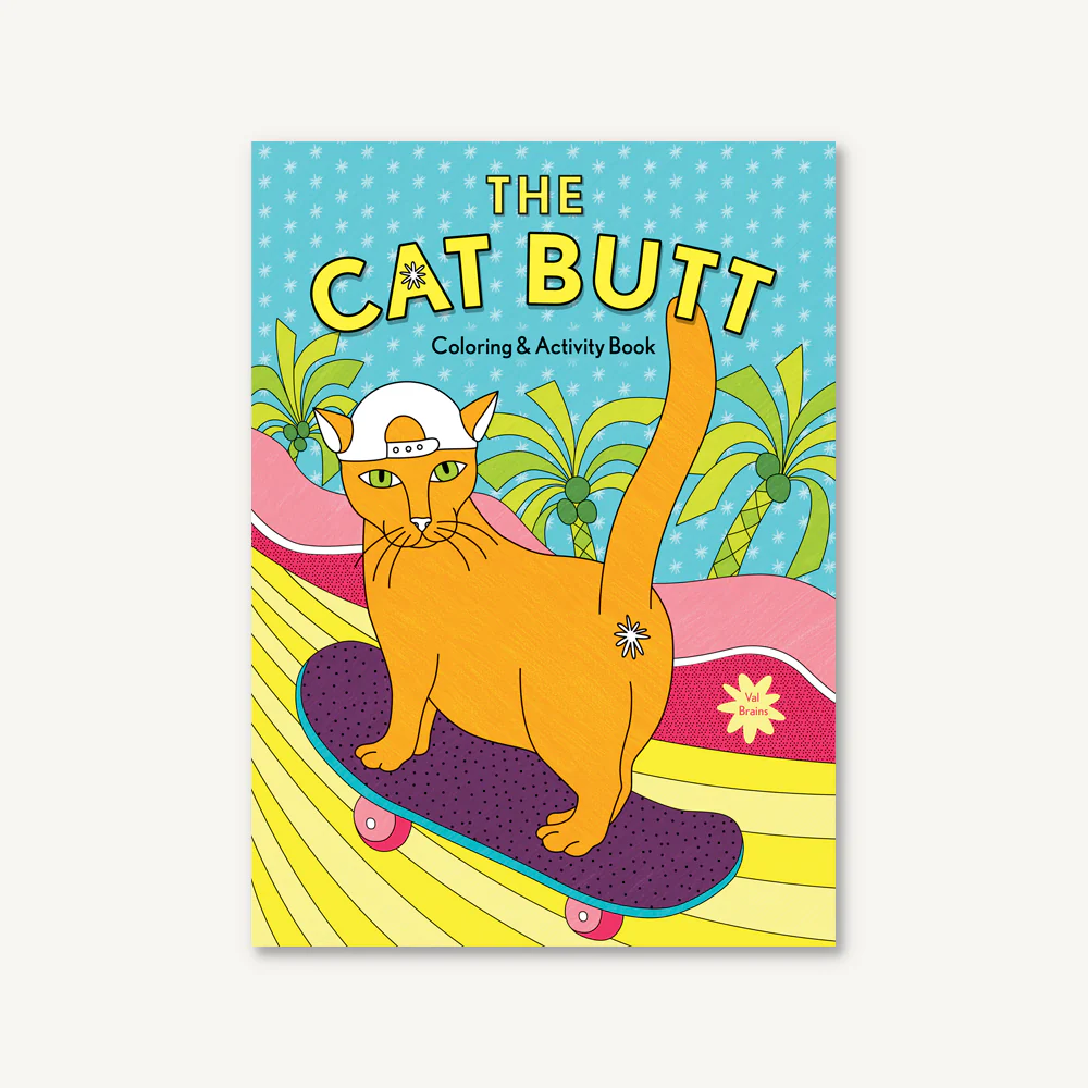 Chronicle Books The Cat Butt Coloring and Activity Book