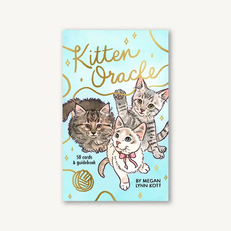 Chronicle Books Kitten Oracle: 50 Cards & Guidebook