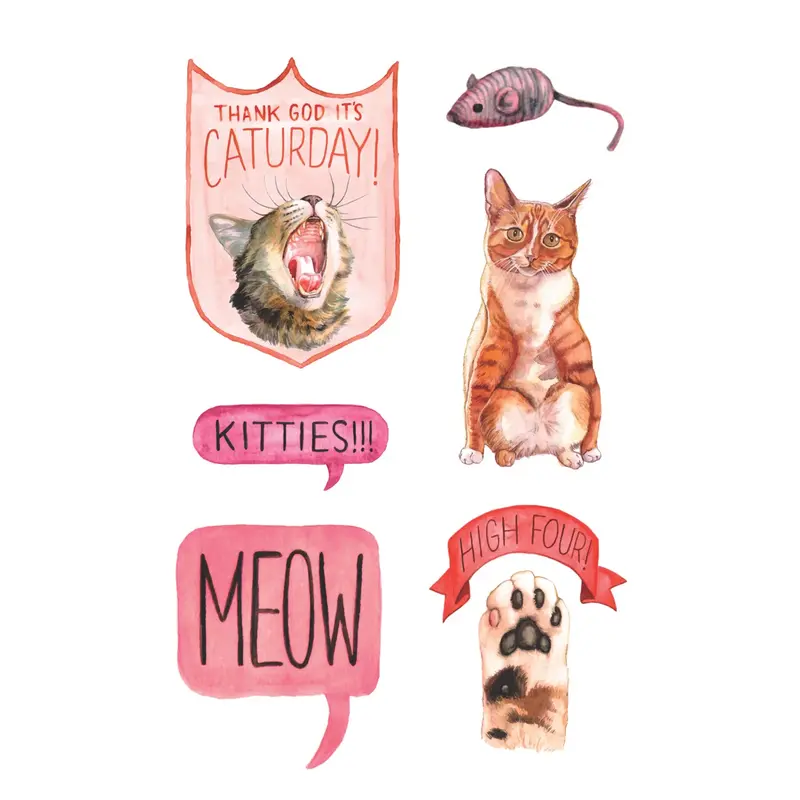 Chronicle Books The Cat’s Meow Sticker Book