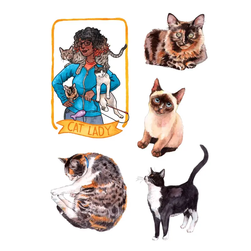 Chronicle Books The Cat’s Meow Sticker Book