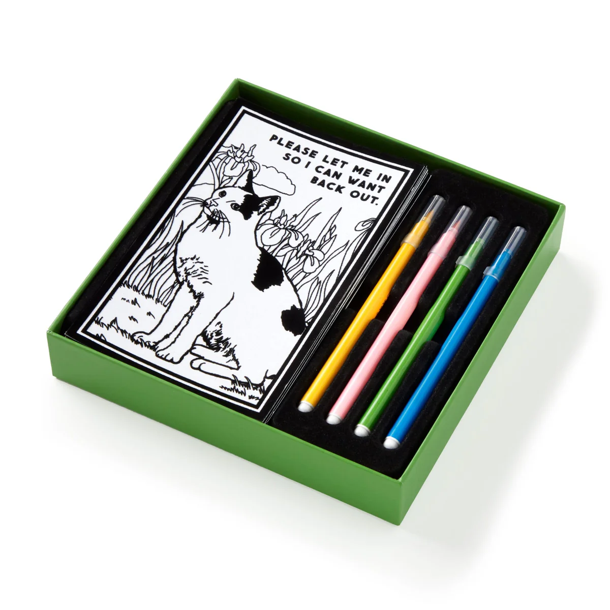 Moody Cats Magic Velvet Coloring Set