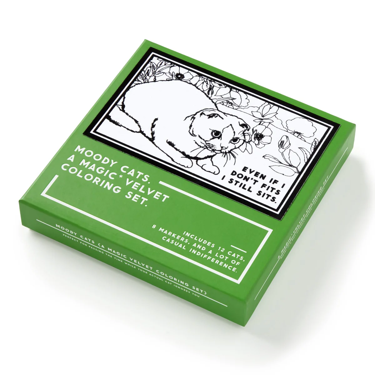 Moody Cats Magic Velvet Coloring Set