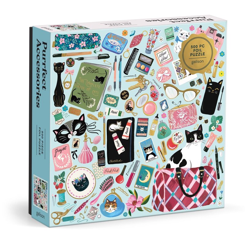Purrfect accessories kattenpuzzel – 500 stukjes