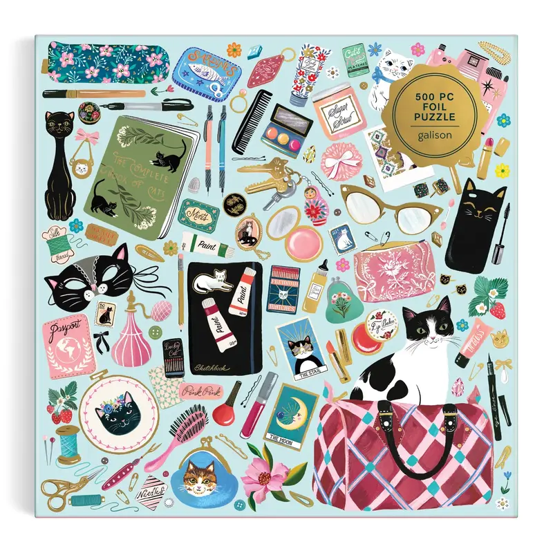 Purrfect accessories kattenpuzzel – 500 stukjes