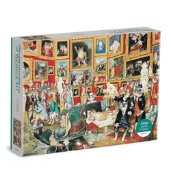 Galison Tribuna of the Uffizi Meowsterpiece of Western Art 1500 Piece Puzzle