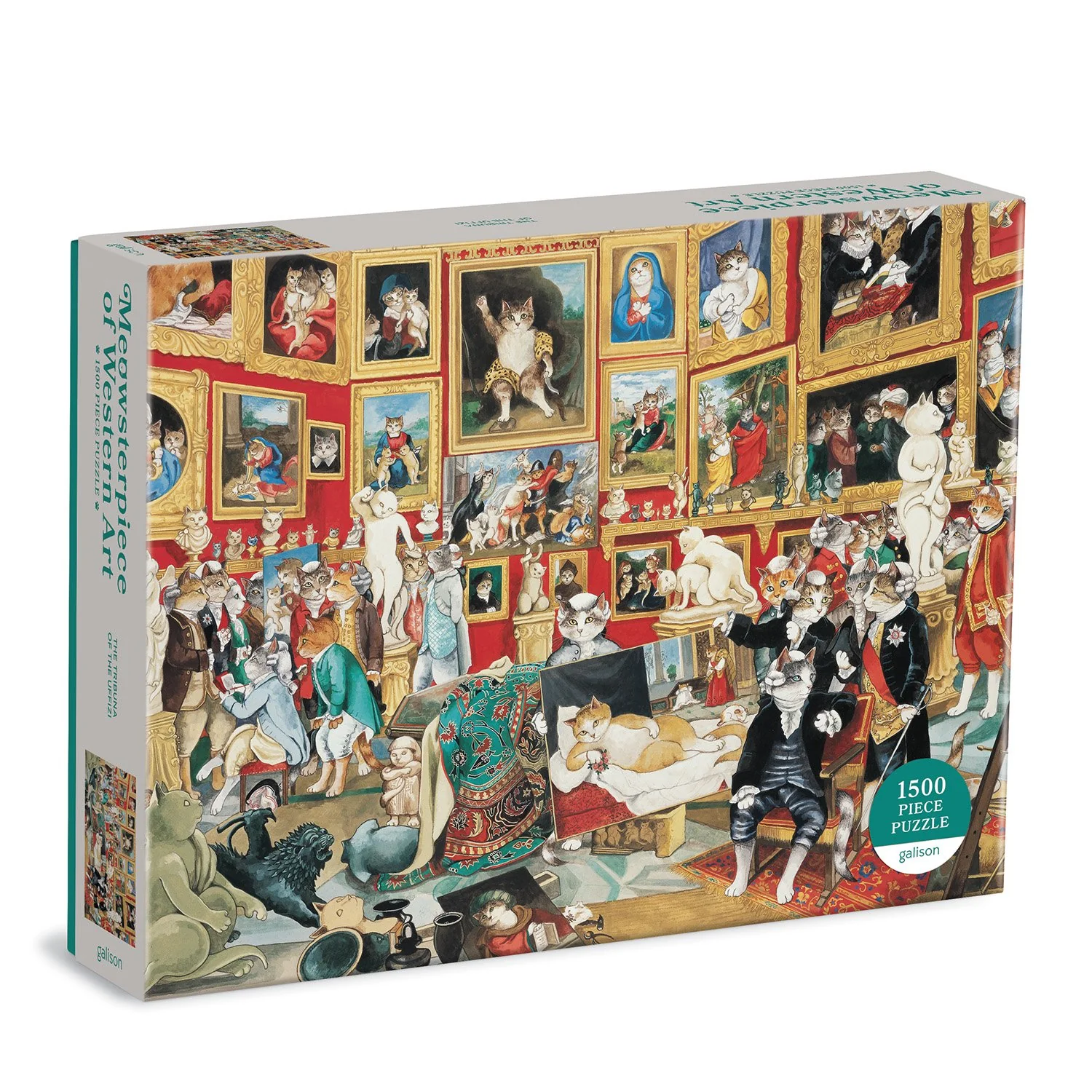Galison Kattenpuzzel 'Tribuna of the Uffizi'