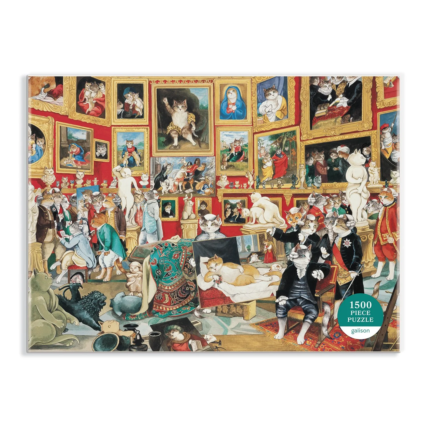 Galison Kattenpuzzel 'Tribuna of the Uffizi'