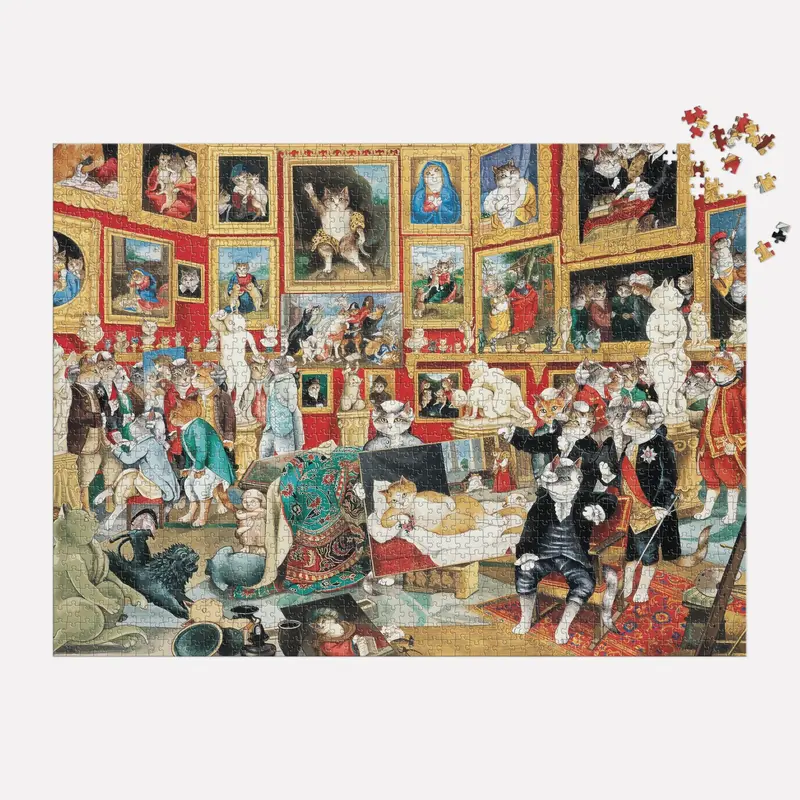 Galison Kattenpuzzel 'Tribuna of the Uffizi'