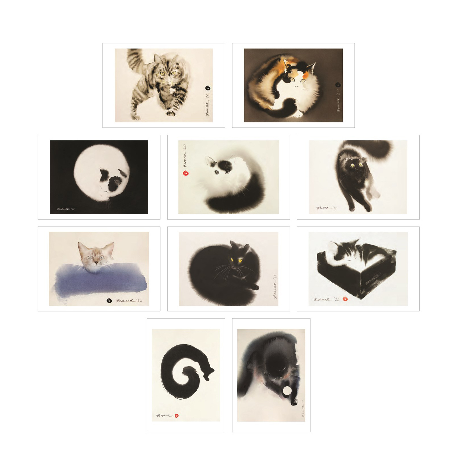 Cat Box:  100 ansichtkaarten van katten