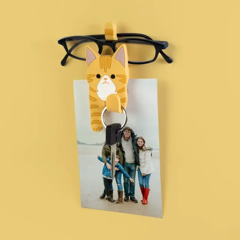 Trendform Clip & Hook Cat - Set van 2 magneten - Multicolour