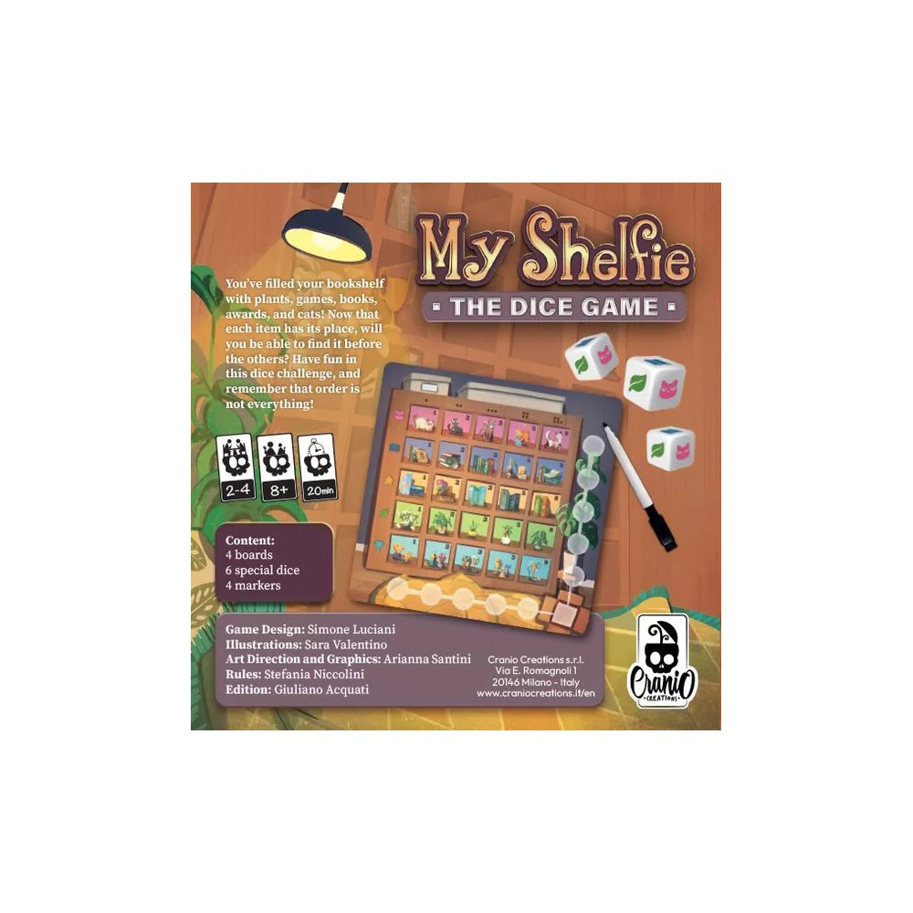 My shelfie – the dice game