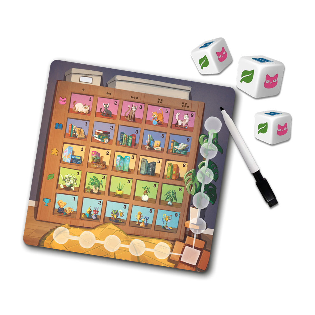 My shelfie – the dice game