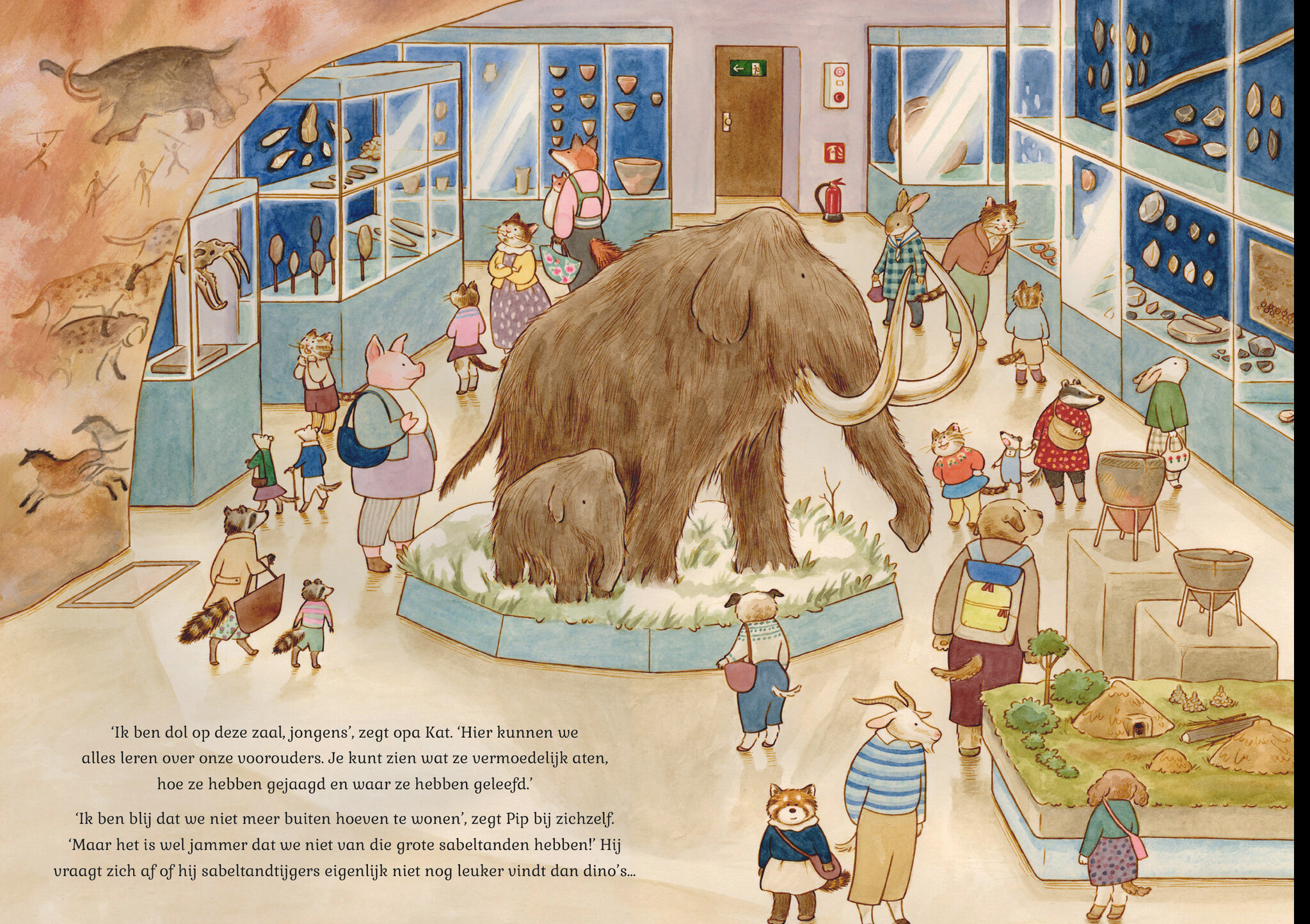 Familie Kat in het museum | Lucy Brownridge