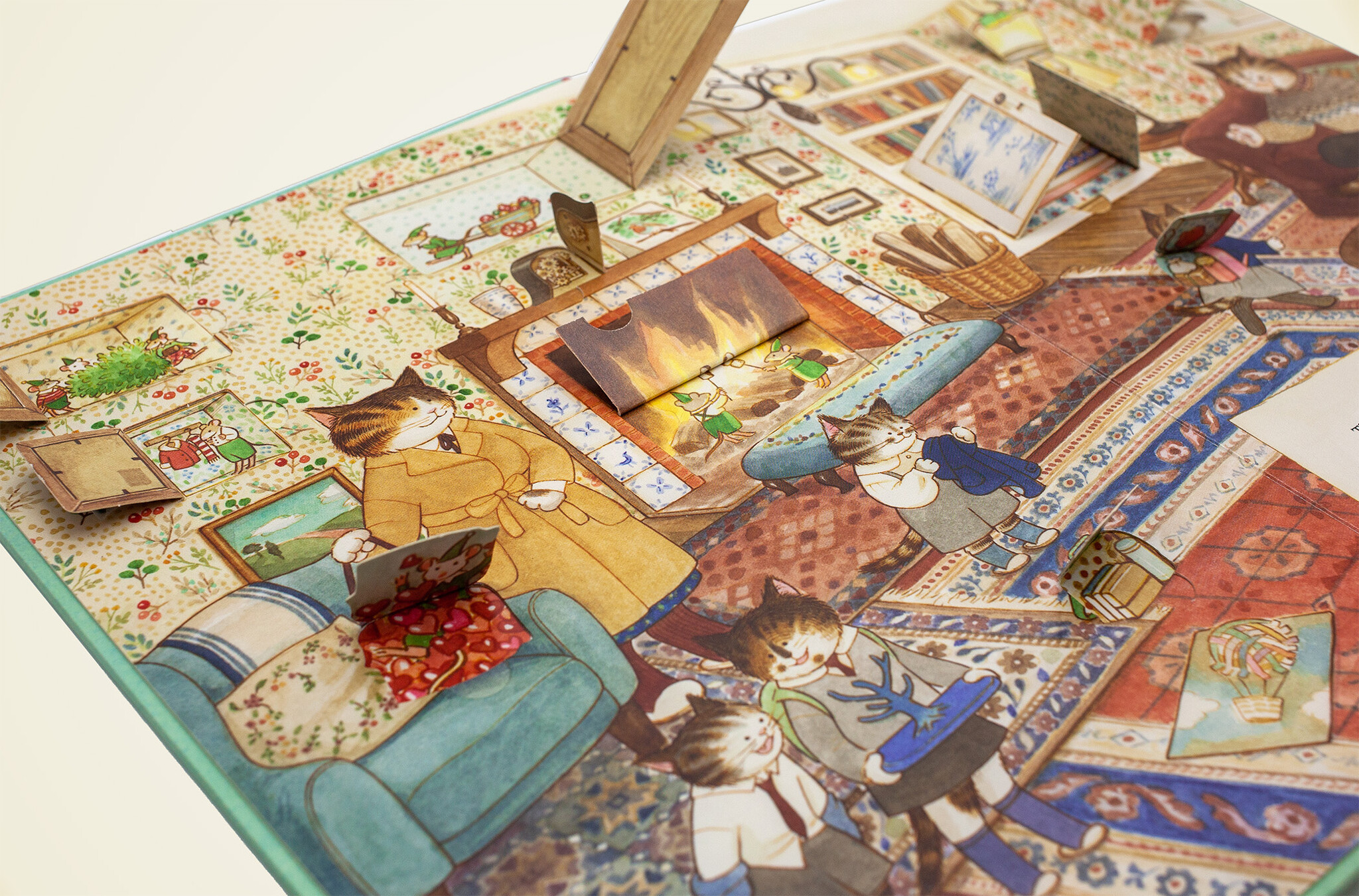 Familie Kat viert samen Kerstmis | Lucy Brownridge