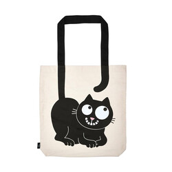Ed the Cat Ed the cat katoenen tas groot - Carry me 39x42 cm