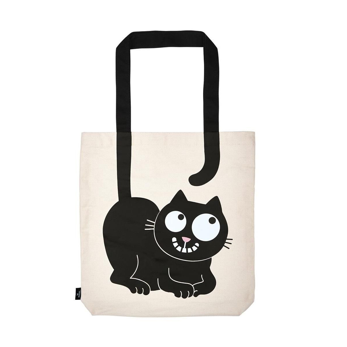 Ed the Cat Ed the cat katoenen tas groot - Carry me 39x42 cm