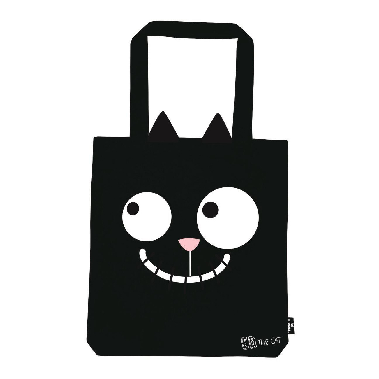 Ed the Cat Ed the cat katoenen tas groot - Catitude 39x42 cm