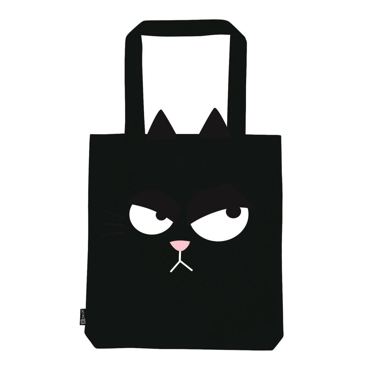 Ed the Cat Ed the cat katoenen tas groot - Catitude 39x42 cm