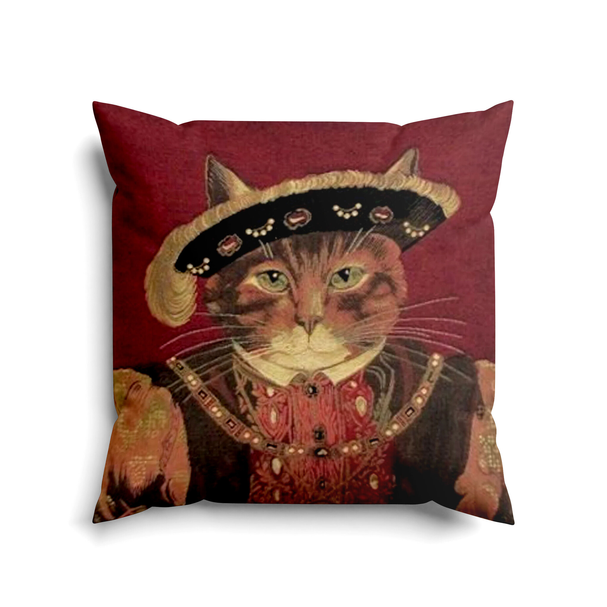 Henry VIII door Susan Herbert - jacquard geweven kussenhoes