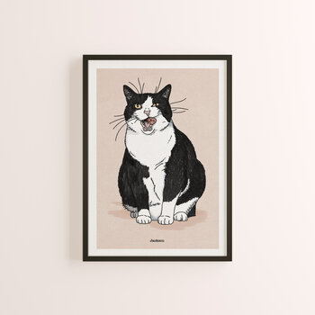 Kat & Illustratie in markerstijl van je kat