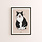Kat & Handgetekende illustratie in markerstijl van je kat