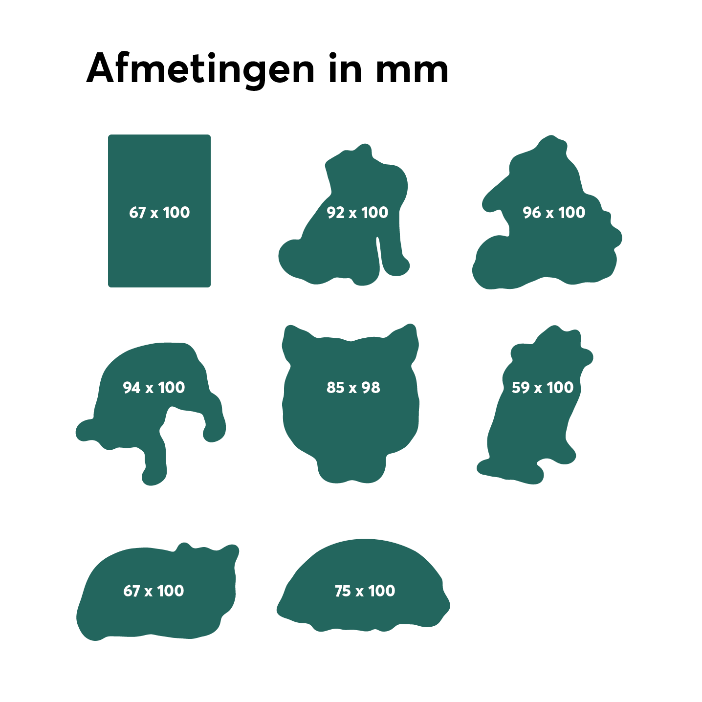 Kat & Kat & Edo Cats – set met 8 vinylstickers