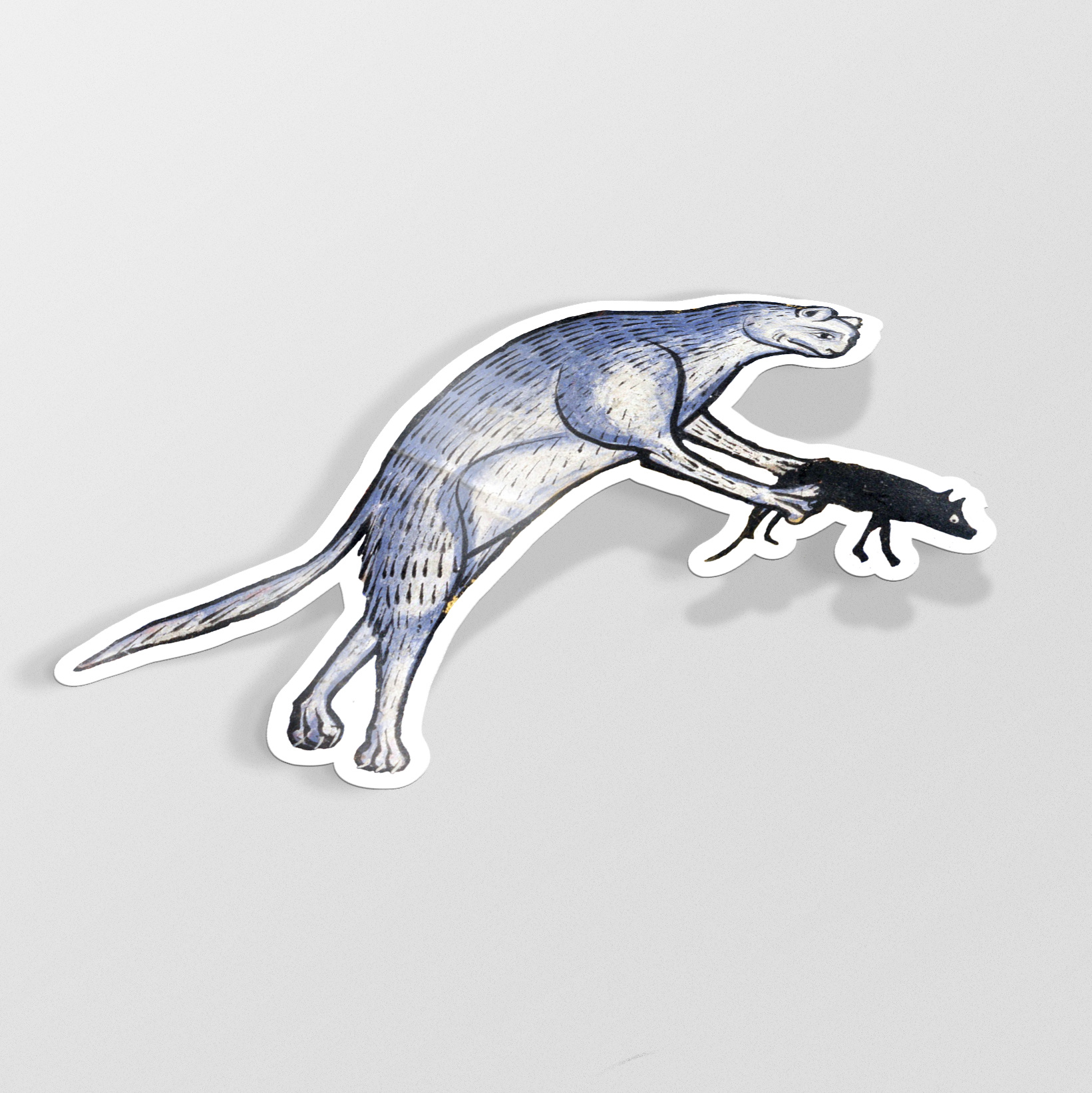 Kat & Kat & Medieval Cats – set met 8 vinylstickers