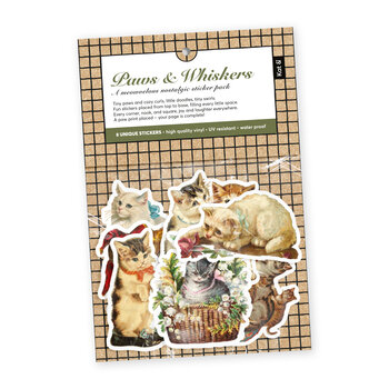 Kat & Paws and Whiskers stickerset