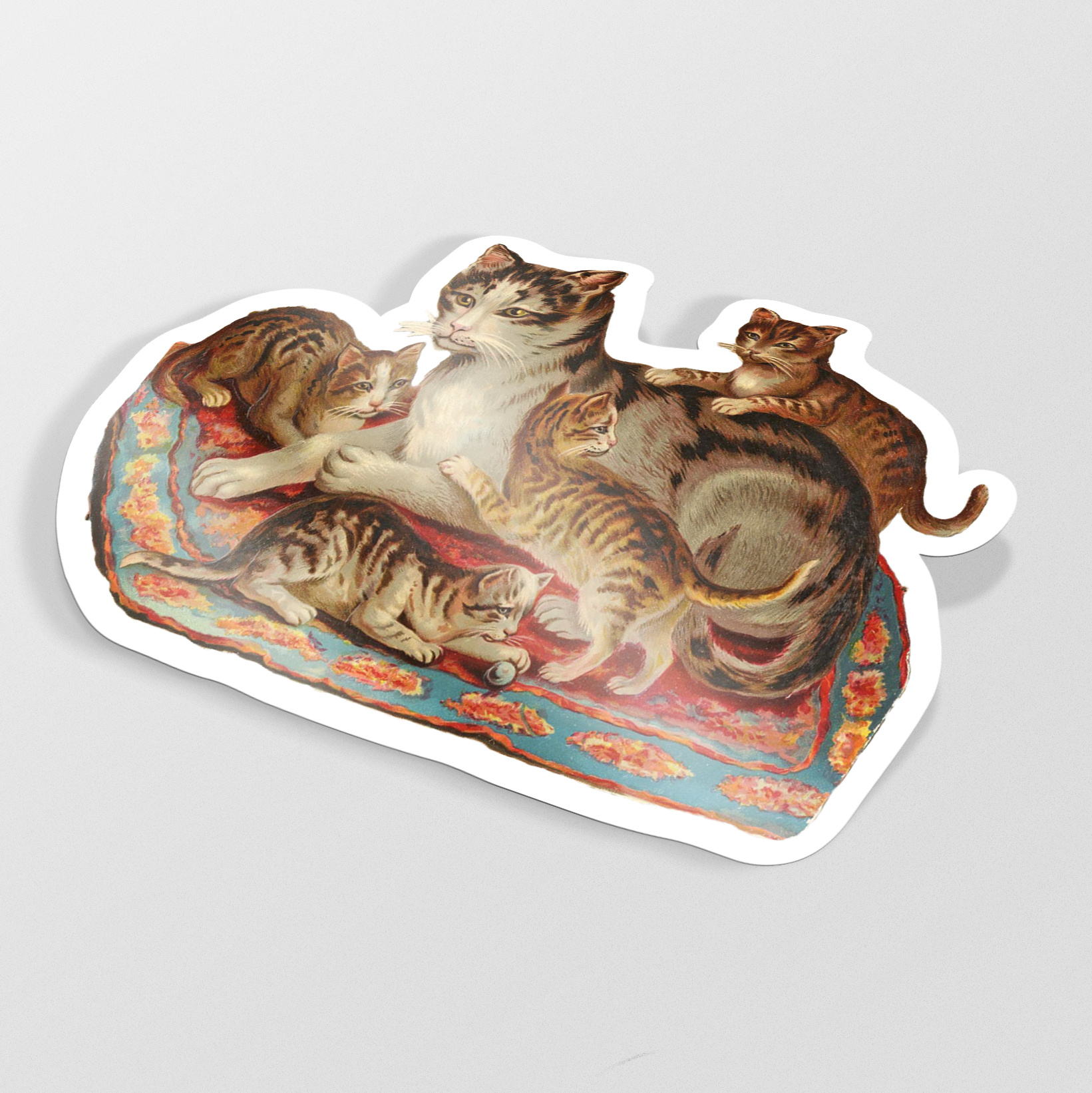 Kat & Kat & Paws and Whiskers – set met 8 vinylstickers