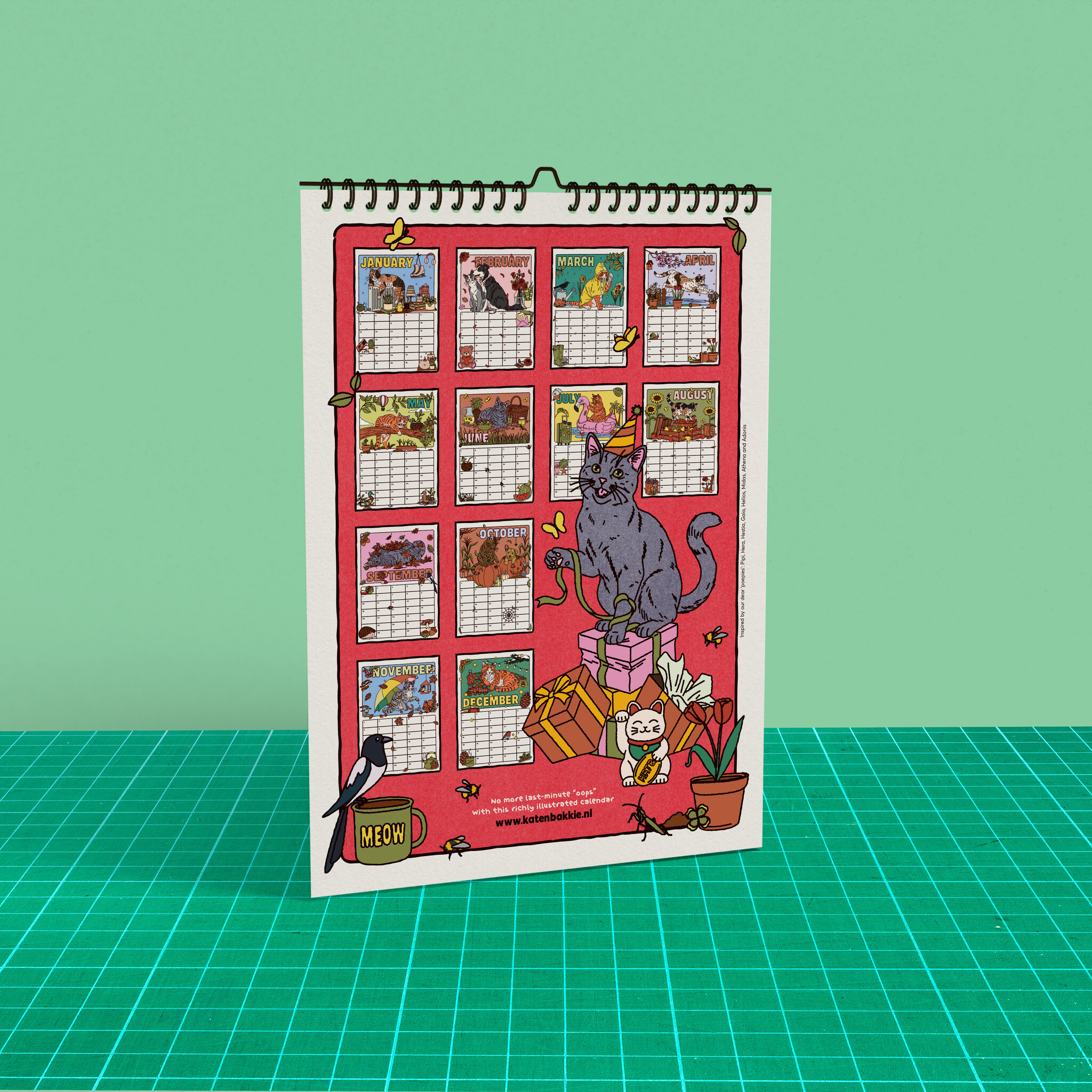 Kat & Kat & Celebration calendar