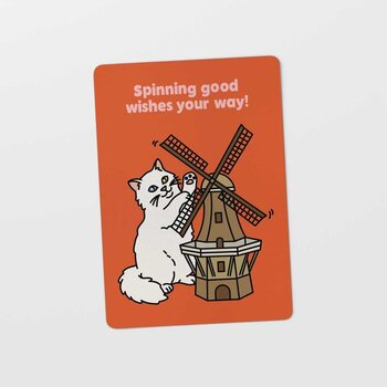 Kat & Spinning good wishes your way!