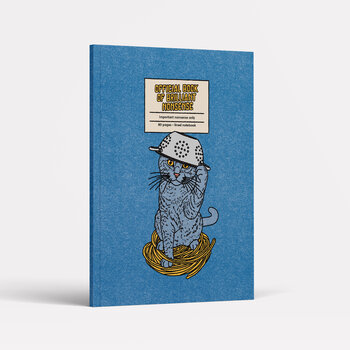 Kat & Notitieboekje 'Official Book of Brilliant Nonsense'