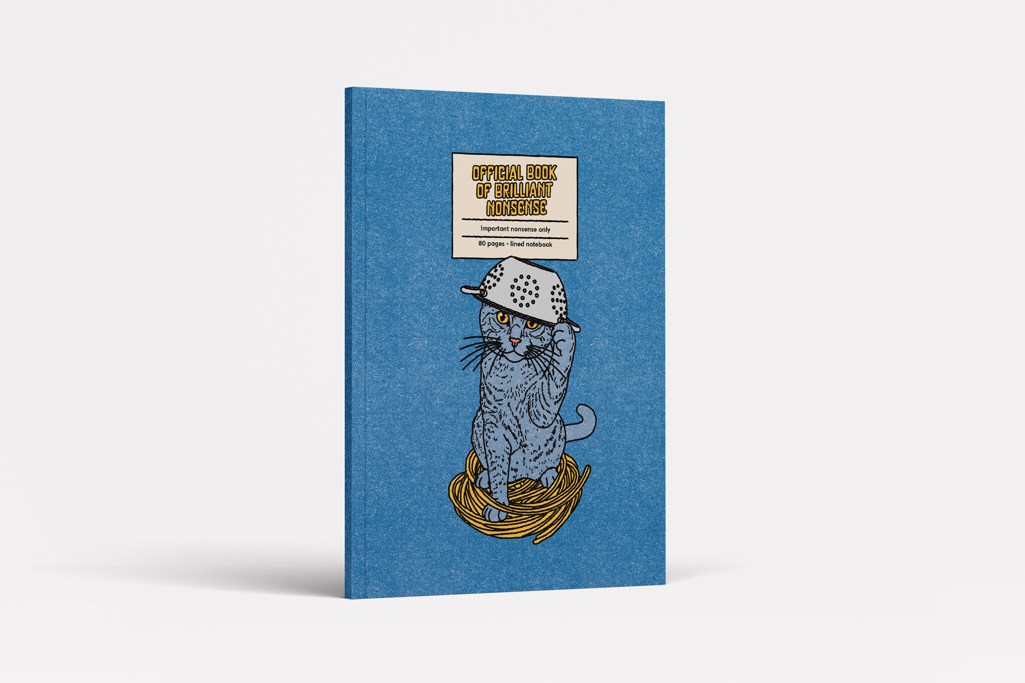 Kat & Kat & notitieboekje 'Official Book of Brilliant Nonsense'