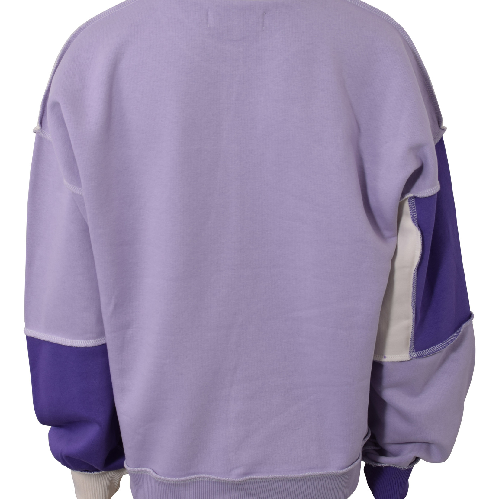 Hound Hound sweater patchwork lavender