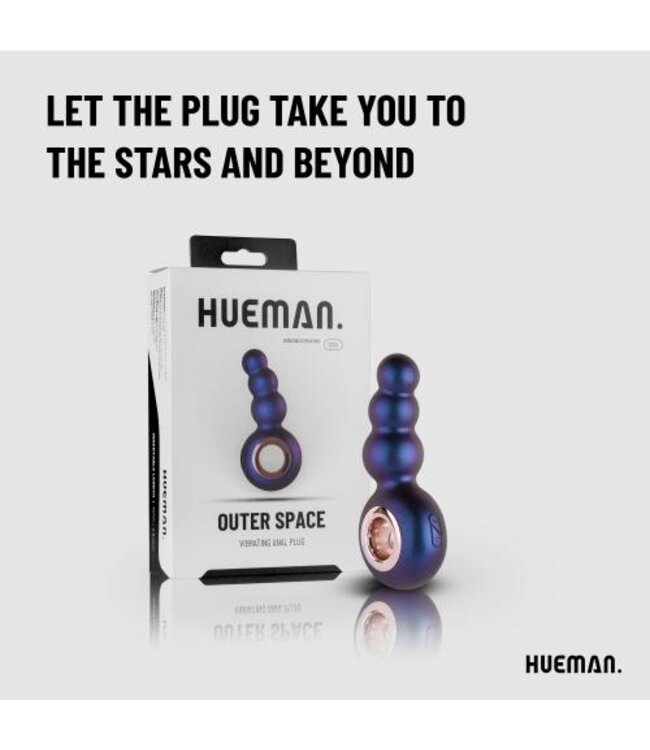 Hueman - Outer Space Vibrerende Buttplug