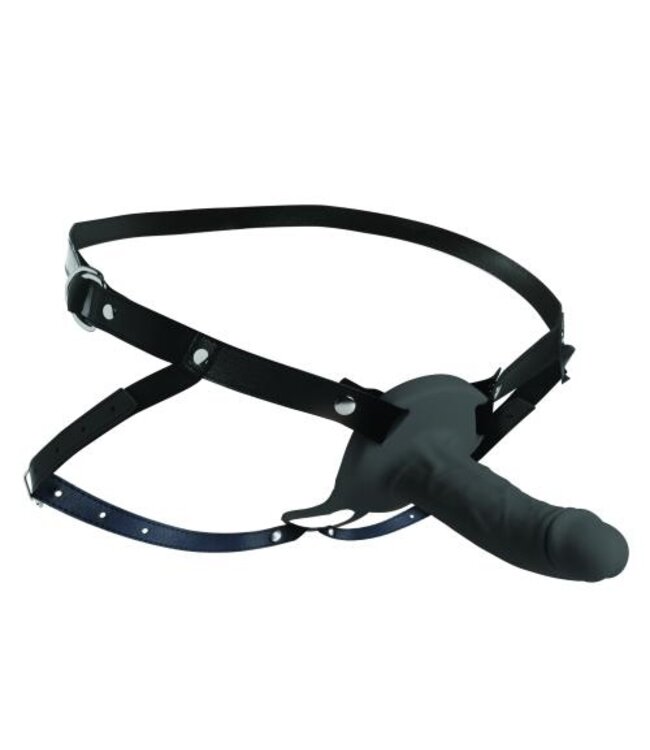 Realistische Vibrerende Siliconen Penis Sleeve - Zwart