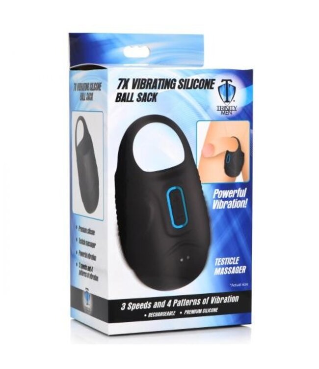 Trinity Vibes - Vibrerende Siliconen Ballen - Zwart