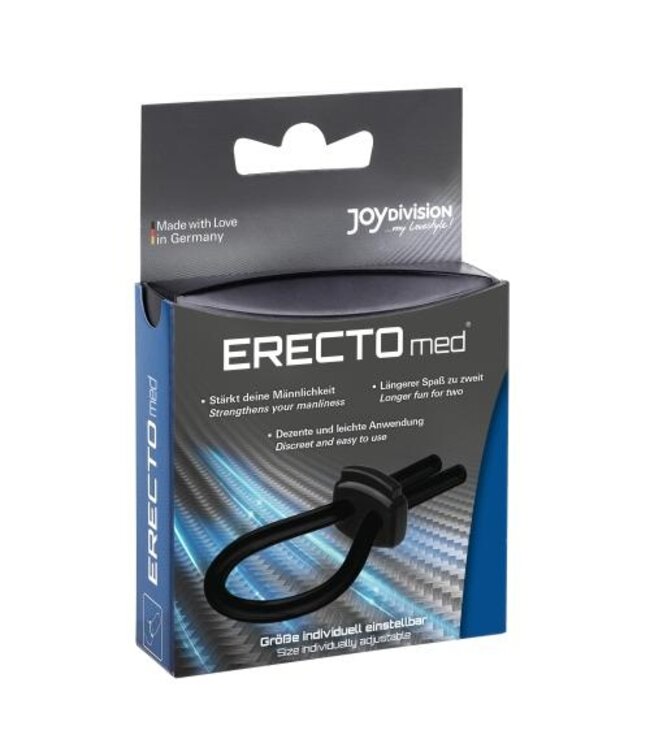 ERECTOmed Verstelbare Cockring - Zwart