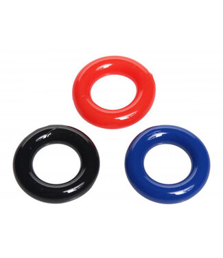 Trinity Vibes Rekbare cockring set - 3 stuks